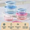 Pyrex Pyrex® Simply Store® Tinted Glass Round Storage Containers, 10-pc Set, Mixed Colors