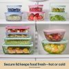 Pyrex Pyrex® Simply Store® Tinted Glass Round Storage Containers, 10-pc Set, Mixed Colors