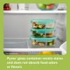 Pyrex Snapware® MealBox™ 3.8-cup Divided Glass Storage Container with Lid